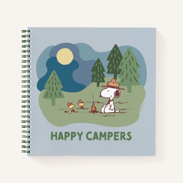 Carnet cacahuètes | Site du camp de Snoopy & Woodstock (Devant)
