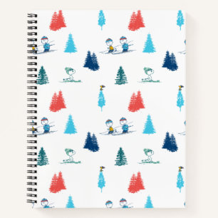 Carnet cacahuètes Ski d'hiver Motif des pistes