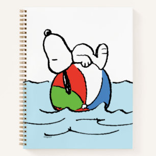 Carnet cacahuètes   Snoopy Beach Ball Beach
