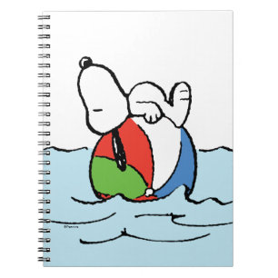 Carnet cacahuètes   Snoopy Beach Ball Beach