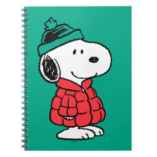Carnet cacahuètes   Snoopy Chat d'hiver et Casquette