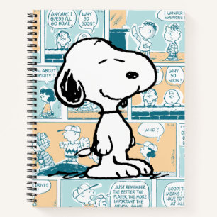 Carnet cacahuètes Snoopy Comic Motif