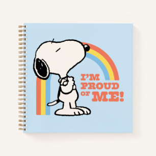 Carnet cacahuètes   Snoopy Je suis fier de moi