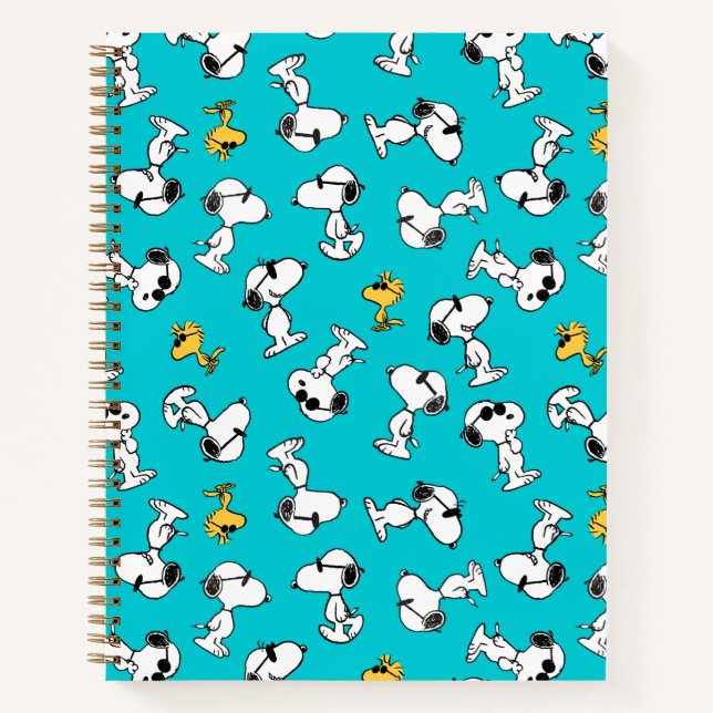 Carnet cacahuètes | Snoopy & Lunettes de soleil Motif (Devant)