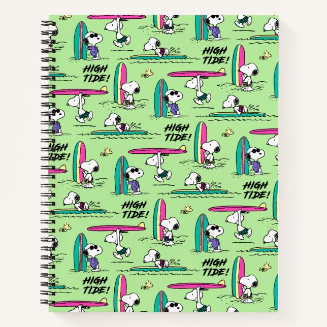 Carnet cacahuètes | Snoopy Ocean High Tide Motif (Devant)