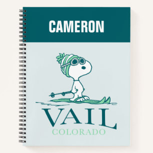 Carnet cacahuètes   Snoopy Vail Colorado