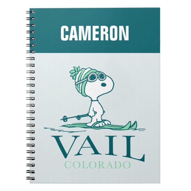 Carnet cacahuètes | Snoopy Vail Colorado (Devant)