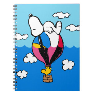 Carnet cacahuètes   Snoopy & Woodstock Hot Air Balloon