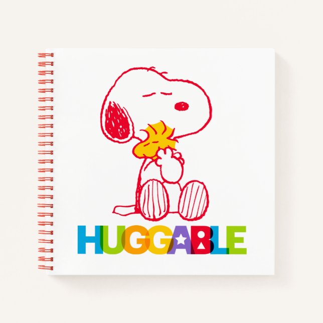 Carnet cacahuètes | Snoopy & Woodstock Huggable (Devant)