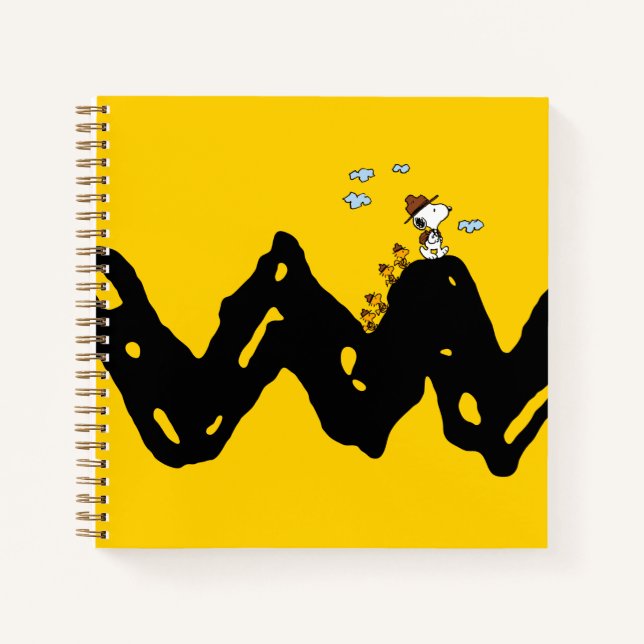 Carnet cacahuètes | Snoopy & Woodstock Scout Troop Hippiq (Devant)