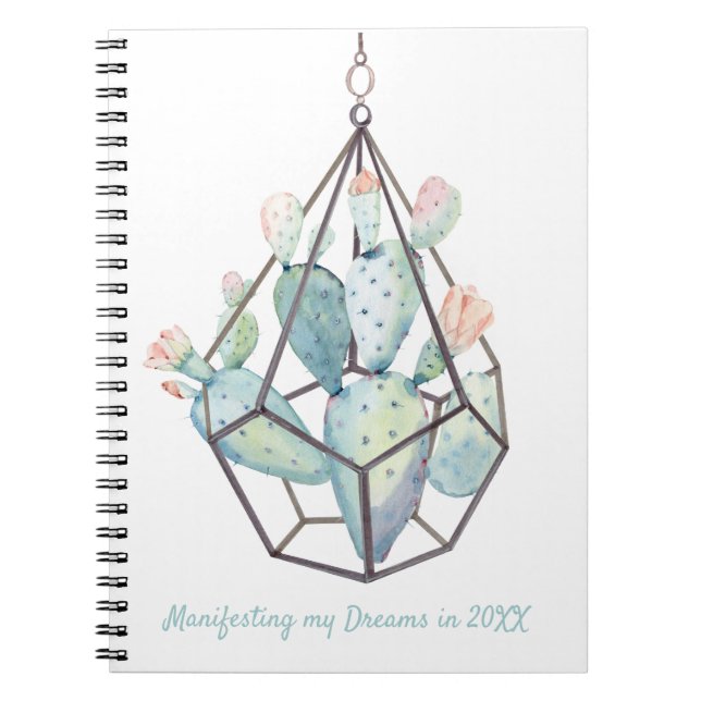 Carnet Cactus géométriques (Devant)