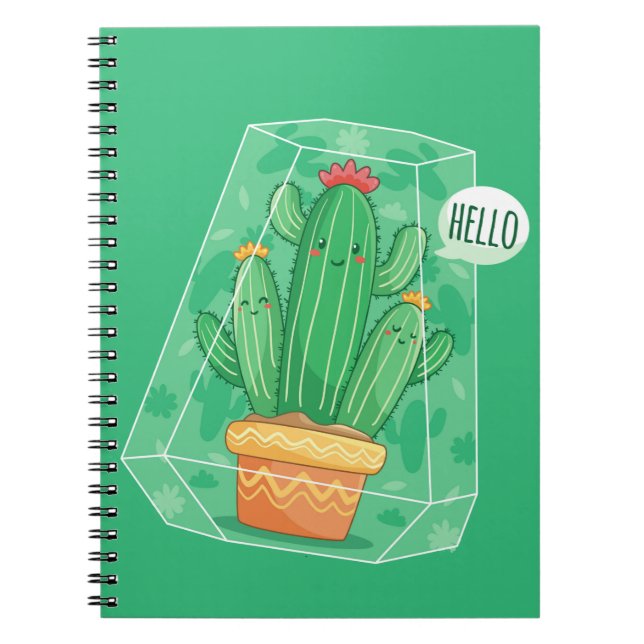 Carnet Cactus mignon (Devant)