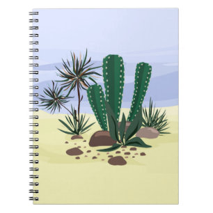 Carnet Cactus, succulents.