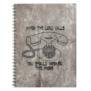 Carnet Cadeau chrétien quand le seigneur Calls…