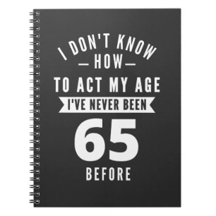 Carnet Cadeau de 65 ans 65e anniversaire Idées cadeaux