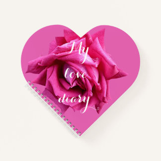 Carnet Cadeau de la Saint-Valentin joyeux rose floral ros