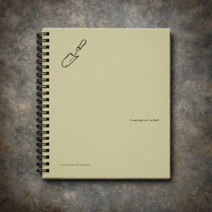 Carnet Cadeau de lecteur pour jardin botanique minimalist