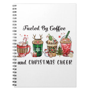 Carnet Cadeau De Noël Alimenté Par Café Et Soirée De Noël