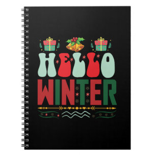 Carnet Cadeau de Noël Bonjour hiver