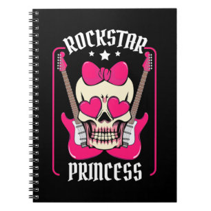 Carnet Cadeau de Noël   Rokstar Princess Skull