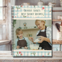 Cadeau de photo personnalisé Grand-mère & Recette 