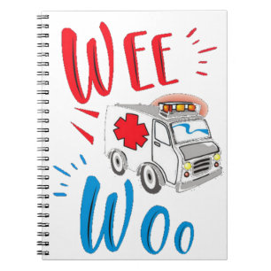 Carnet cadeau de remise de diplômes, ambulance, patient