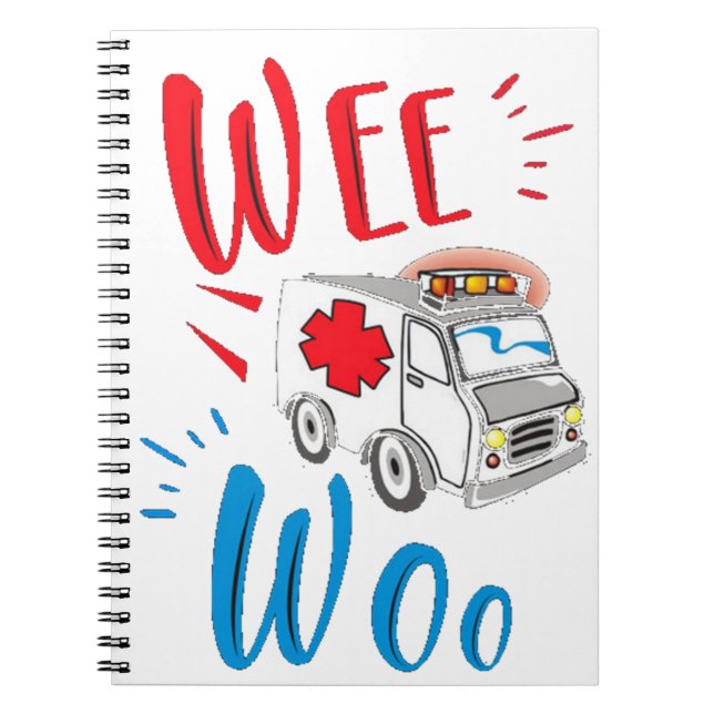 Carnet cadeau de remise de diplômes, ambulance, patient (Devant)