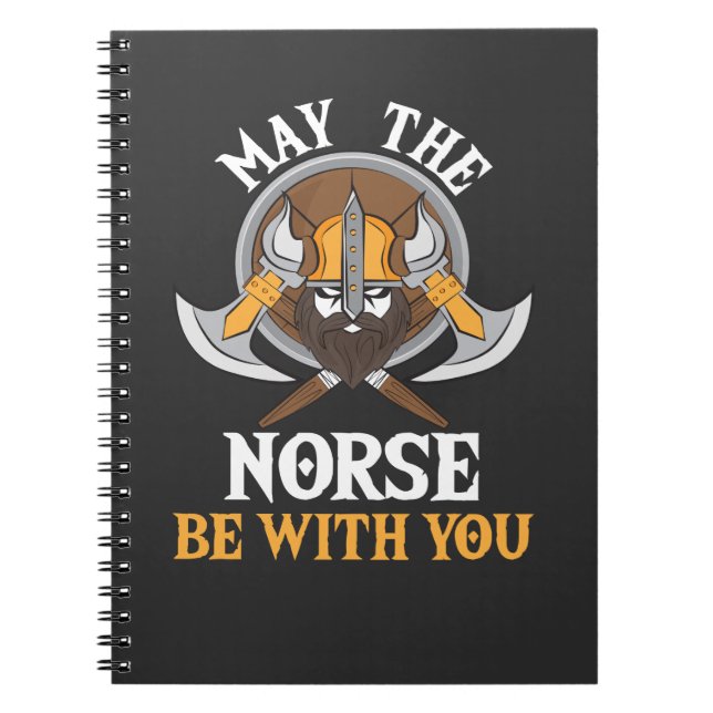 Carnet Cadeau de Viking - peut les norses être avec vous (Devant)