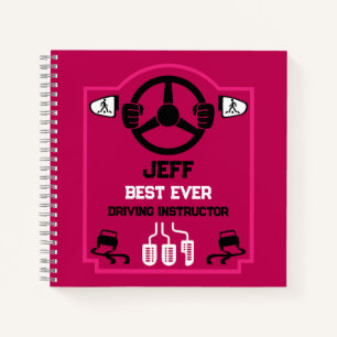Carnet Cadeau drôle pour moniteur d'auto-école