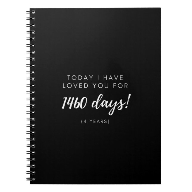 Carnet Cadeau du 4e anniversaire pour ami petit ami (Devant)