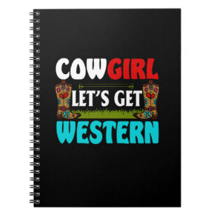 Carnet Cadeau équestre Cowgirl Laissons l'Occident