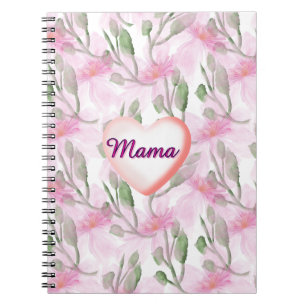 Carnet Cadeau floral personnalisé à l'aquarelle