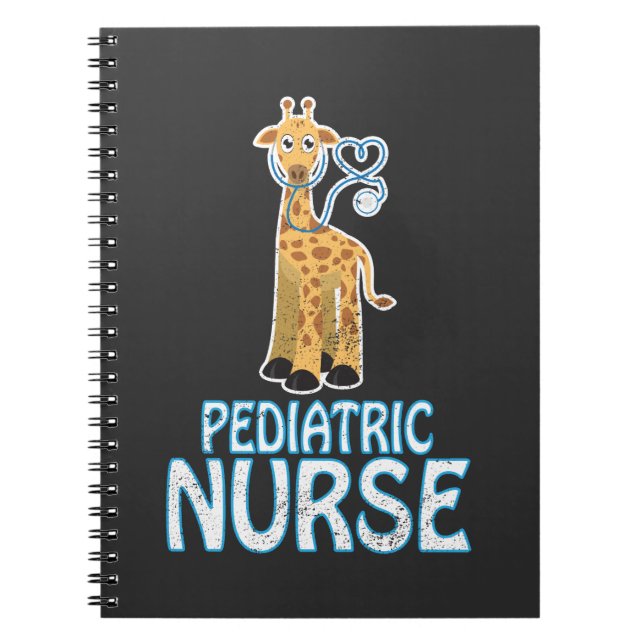 Carnet Cadeau pédiatrique de girafe de pédiatrie de RN (Devant)