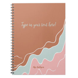 Carnet cadeau personnalisé Bohemian Modern personnalisé