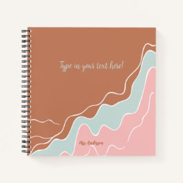 Carnet cadeau personnalisé Bohemian Modern personnalisé