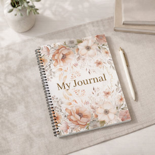 Carnet Cadeau Personnalisé pour Elle Fleur de Terracotta