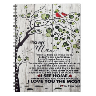 Carnet Cadeau pour mari À ma belle lettre au mari