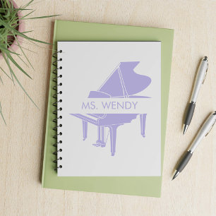 Carnet Cadeau pour professeur de piano Grand Piano
