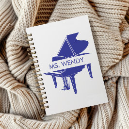 Carnet Cadeau pour professeur de piano Grand Piano