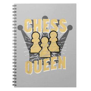 Carnet Cadeau Reine d'échecs Enfants et Femmes