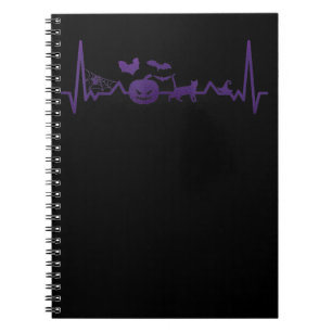 Carnet Cadeau Spider Halloween drôle de ligne Heartbeat