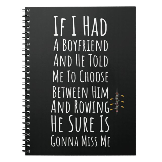 Carnet Cadeaux D'Aiguillage Pour Femme Rowers Femme Crew  (Devant)