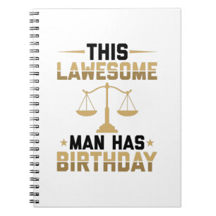Carnet Cadeaux d'anniversaire pour avocats Avocat