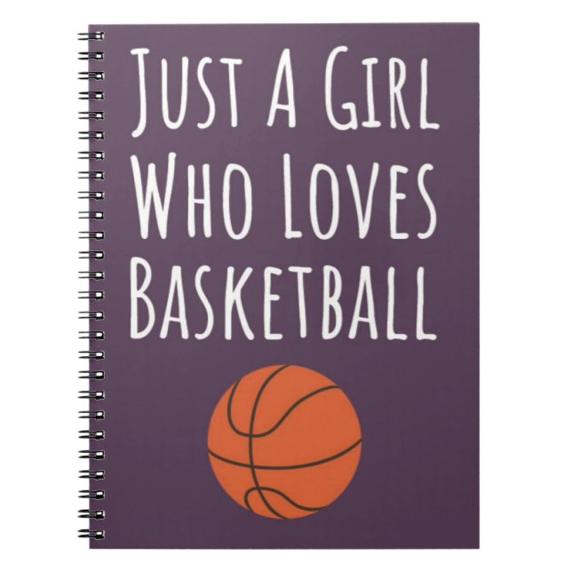 Carnet Cadeaux de basket-ball rose mignon pour bébés fill (Devant)
