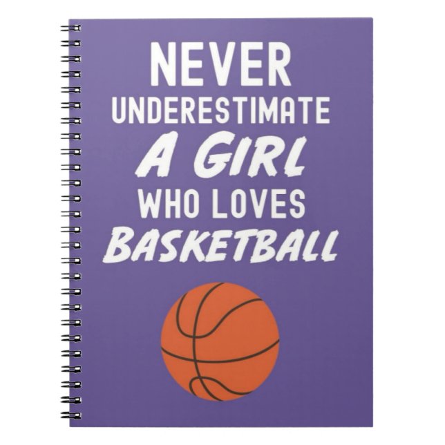 Carnet Cadeaux de basket-ball rose mignon pour bébés fill (Devant)