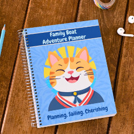 Carnet Cadeaux de chats mignons nautiques pour les propri