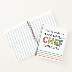 Carnet Cadeaux de Chef géniaux Meilleur Chef Jamais Drô