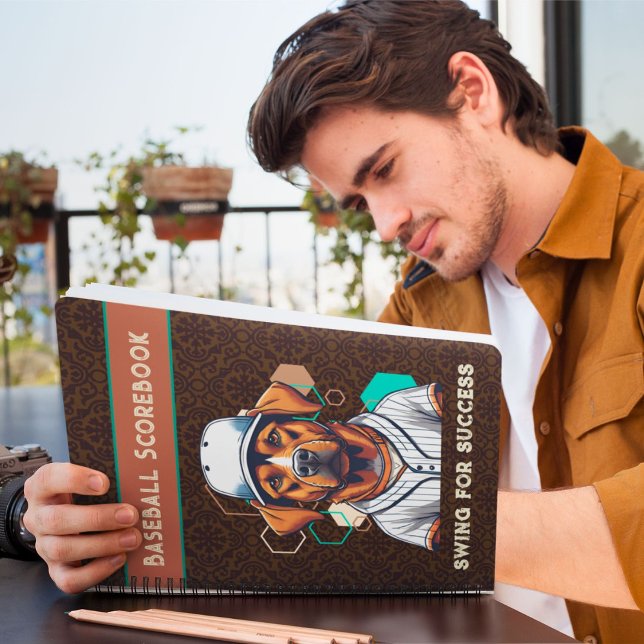 Carnet Cadeaux de chiens cool pour les joueurs de basebal (Cool Dog Gifts for Baseball Players Lovers Coaches)