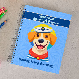 Carnet Cadeaux de chiens mignons nautiques pour les propr