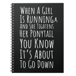 Carnet Cadeaux de course pour filles pour elle coureuse f